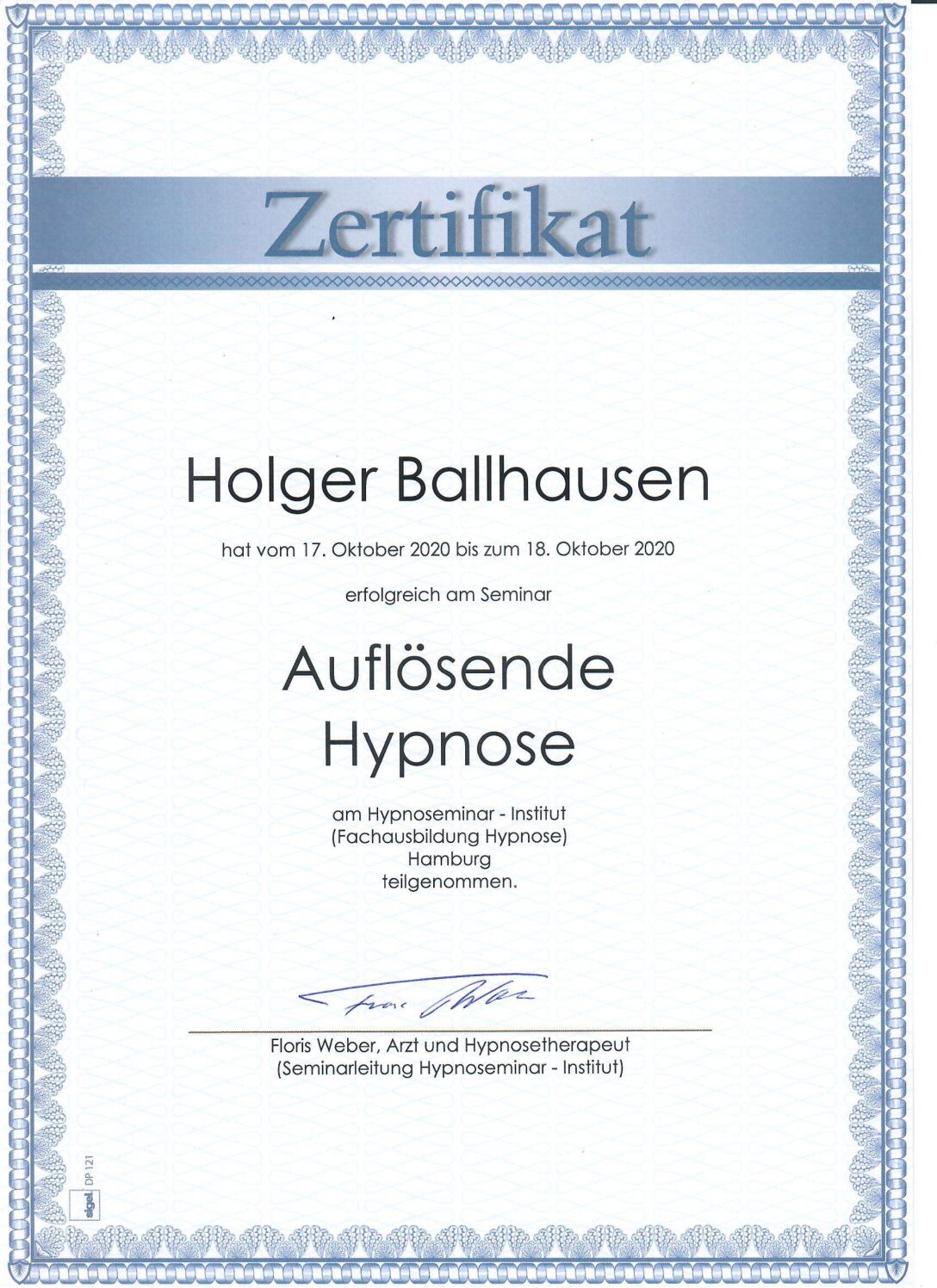 Ausbildungen Zertifikate